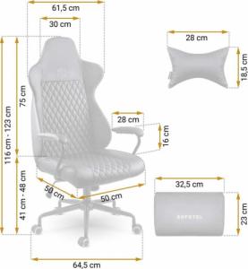 Krzesło biurowe Sofotel Werona Czarne 10