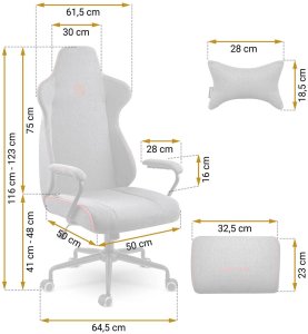 Krzesło biurowe Sofotel Werona Czarne 16