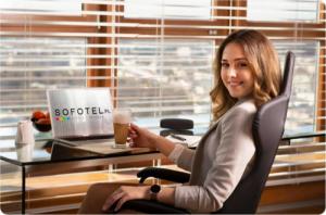 Krzesło biurowe Sofotel Werona Czarne 4