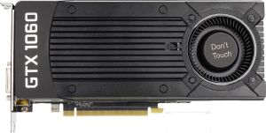Karta graficzna Zotac GeForce GTX 1060 6GB GDDR5 (192 Bit) 3xDP, HDMI, DVI, BULK (ZT-P10600D-10B) 1