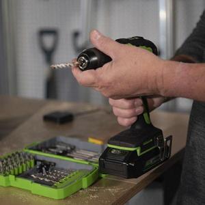 Wiertarko-wkrętarka Greenworks GD24DD35K2 24 V 1 x akumulator 2 Ah 4