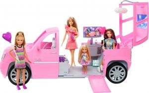 Lalka Barbie Mattel Barbie Limuzyna Z Siostrami 4 Lalki GFF58 2