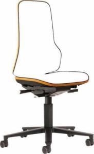 Krzesło biurowe Bimos Neon Czarno-pomarańczowe 1