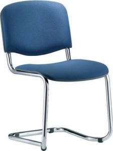 neutralna linia produktów Krzeslo konfer. ISO swing chrom/czarny 1