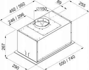 Okap Ciarko CIARKO G-BOX BK 55 - TOWAR W MAGAZYNIE 2