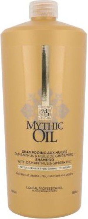 L’Oreal Paris Mythic Oil Shampoo Normal Hair Szampon do włosów cienkich i normalnych 1000ml 1