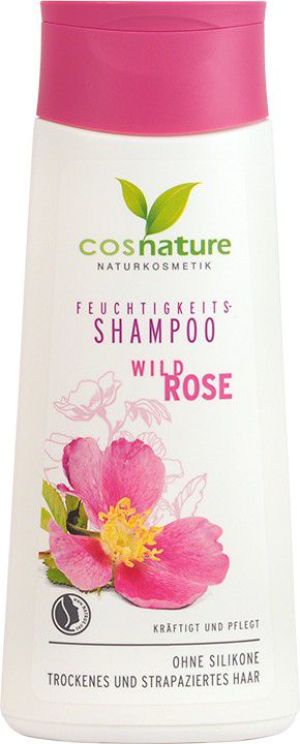 Cosnature Naturalny nawilżający szampon do włosów z dziką różą 200ml 1