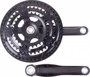 Amar Mechanizm korbowy BOLD 28-38-48T 170mm czarny z osłoną 2