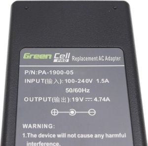 Zasilacz do laptopa Green Cell 90 W, 1.7 mm, 4.7 A, 19 V (AD02P) 3