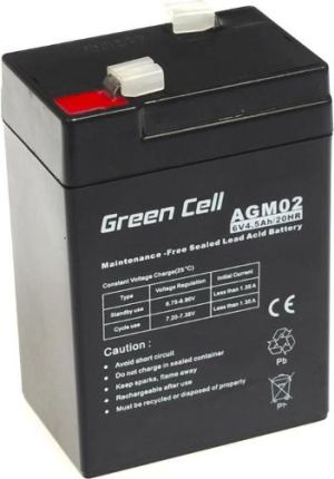 Green Cell Akumulator 6V/4.5Ah (AGM02) 1