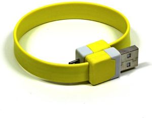 Kabel USB Neutralle USB-A - microUSB 0.25 m Żółty 1