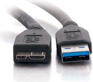 Kabel USB LAMA PLUS USB-A - microUSB 0.5 m Czarny 2