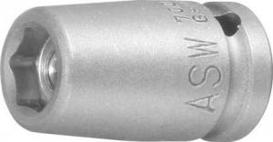ASW Udarowa koncowka wymiennaklucza nasadowego, z magnesem 1/4" 13mm ASW 1