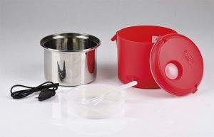 Girmi Podgrzewany pojemnik na żywność czerwony (SC01) 3