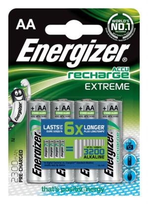 Energizer Akumulator Extreme AA / R6 2300mAh 4 szt. 1