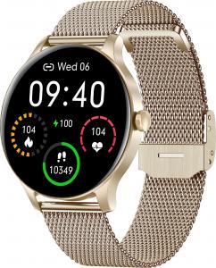 Smartwatch Garett Classy Złoty  (CLASSY_ZLOT_STAL) 1