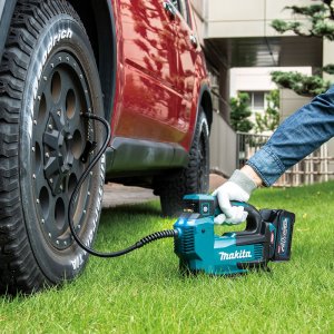 Kompresor samochodowy Makita Makita cordless compressor MP001GZ XGT, 40 volts, air pump (blue/black, without battery and charger) 19