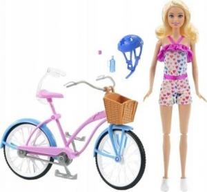 Lalka Barbie Barbie LALKA BARBIE NA ROWERZE HBY28 LALKA + ROWER 2