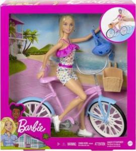 Lalka Barbie Barbie LALKA BARBIE NA ROWERZE HBY28 LALKA + ROWER 7
