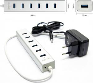 HUB USB Unitek 7x USB-A 3.0 (Y-3090) 8