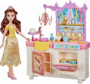 Disney Lalka Księżniczka Bella Kuchnia + akcesoria E8936 1