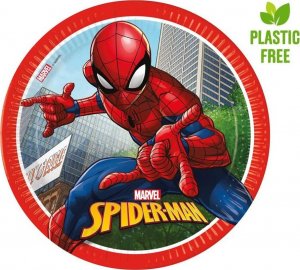 GoDan Talerzyki papierowe Spiderman 23cm 8szt 1