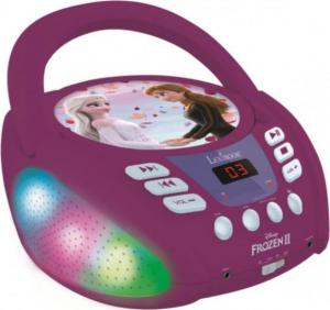 Radioodtwarzacz Lexibook Odtwarzacz CD Bluetooth z oświetleniem Disney Frozen (RCD109FZ) 1