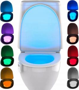 LAMPKA LED DO TOALETY WC CZUJNIK RUCHU i ŚWIATŁA 1