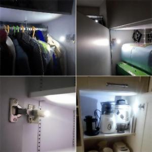 1x Lampka Do Szafki Szafy Na Zawias Drzwiczki LED 10