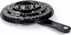 Shimano Mechanizm korbowy Shimano Altus FC-M311 C888CL 170 mm 48x38x28 z osłoną czarny Uniwersalny 4