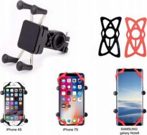 DKM X GRIP UCHWYT TELEFONU ROWEROWY MOTOCYKLOWY + GUMY 7