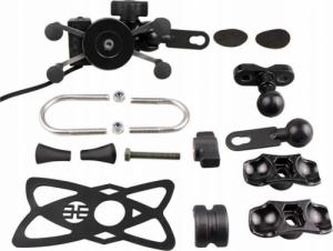 DKM X GRIP UCHWYT TELEFONU ROWEROWY MOTOCYKLOWY + GUMY 10