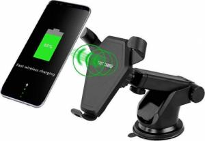 Samochodowy uchwyt na szybę do telefonu z ładowarką indukcyjną QI-202 Uniwersalny 3
