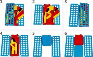 DUŻA DESKA DO SKŁADANIA UBRAŃ BLUZ KOSZULEK TV 7