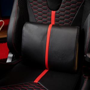 Fotel Kraken Apollo szaro-czerwony 11