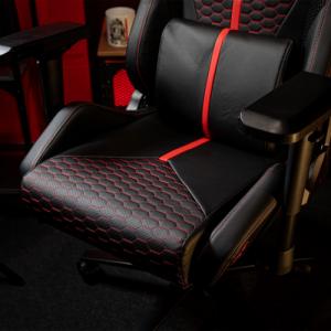 Fotel Kraken Apollo szaro-czerwony 12