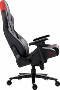 Fotel Kraken Apollo szaro-czerwony 21