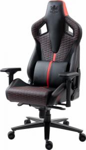 Fotel Kraken Apollo szaro-czerwony 25