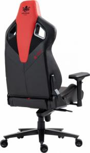 Fotel Kraken Apollo szaro-czerwony 26