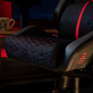 Fotel Kraken Apollo czarno-czerwony 7