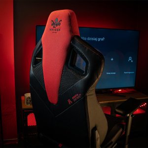Fotel Kraken Apollo czarno-czerwony 8