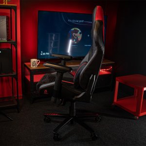 Fotel Kraken Apollo czarno-czerwony 13