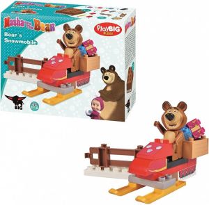 Big Bloxx Masza i Niedźwiedź Skuter Śnieżny Maszy (800057101) 4