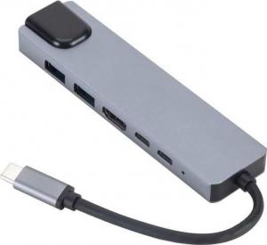 Stacja/replikator eStuff USB-C (ES623012) 1