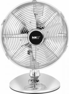 Wentylator MSW Wentylator wiatrak biurkowy stołowy śr. 295 mm 3 prędkości 30 W srebrny Wentylator wiatrak biurkowy stołowy śr. 295 mm 3 prędkości 30 W srebrny 4