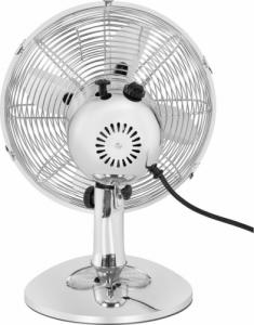 Wentylator MSW Wentylator wiatrak biurkowy stołowy śr. 295 mm 3 prędkości 30 W srebrny Wentylator wiatrak biurkowy stołowy śr. 295 mm 3 prędkości 30 W srebrny 6