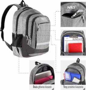Nils Extreme Plecak Nils CBC7046 daypack szary 3