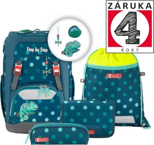 Step by Step STEP BY STEP PLECAK SZKOLNY GRADE SET 5 CZ. "TROPICAL CHAMELEON" 12