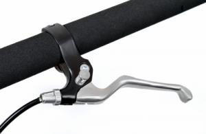 Funfit Przyczepka rowerowa z amortyzatorem 2-osobowa +JOGGER niebieska 4