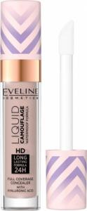 Eveline EVELINE_Liquid Camouflage HD wodoodporny korektor z kwasem hialuronowym 04 Light Almond 7,5ml 1